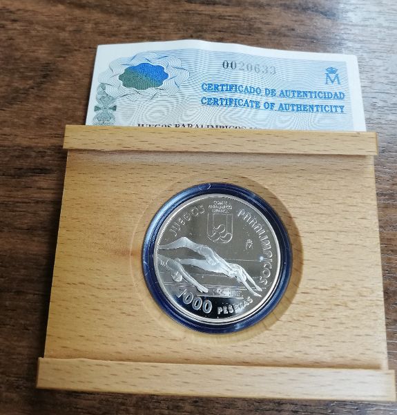 ESPAÑA DEL AÑO 1996 DE 1000 PESETAS 